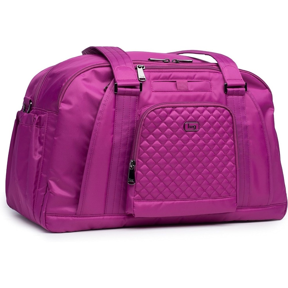 Lug PROPELLER Travel Duffel Bag Orchid Pink Nylon Weekender Carry All On